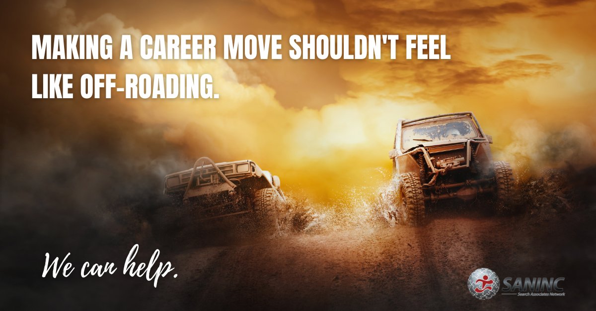 Making a career move shouldn't feel like off-roading. We can help. 
bit.ly/40Az5hp

#recruiting #recruiters #saninc #mjn #metaljobsnetwork #plasticjobsonetwork #pjn #yourteam