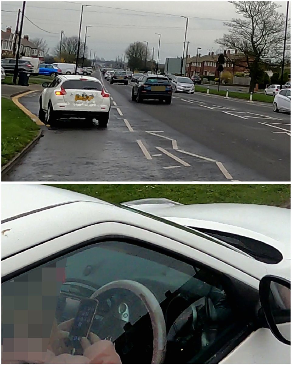 2_Over_4's tweet photo. "Why don't cyclists use cycle lanes??!"
...because drivers see them as a nice place to stop and text? It'll be interesting to see what Northumbria Police make of this one #RakeLane #NorthShields #MobilePhone ๐ต๐ฎโโ๏ธ https://t.co/NOWJShoEsr