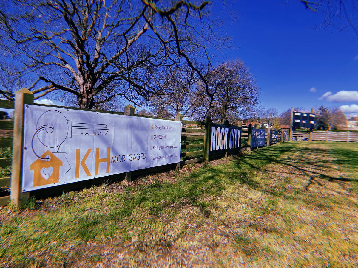 Hundhillcricket's tweet photo. Sponsorship banners are up and looking fantastic in the Easter sunshine! 

2023 banners are £200 for the year, price includes production and fitting. Get in touch! 👊🏼🏏🦋 https://t.co/OObk5NFPLL