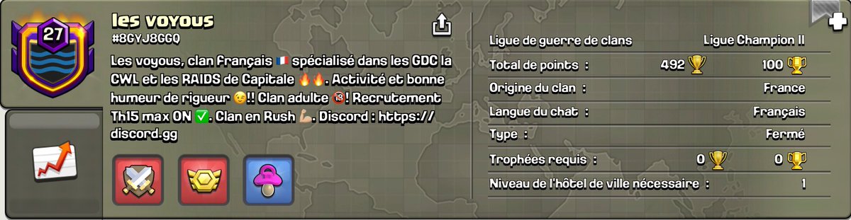 Team France CoC tweet media