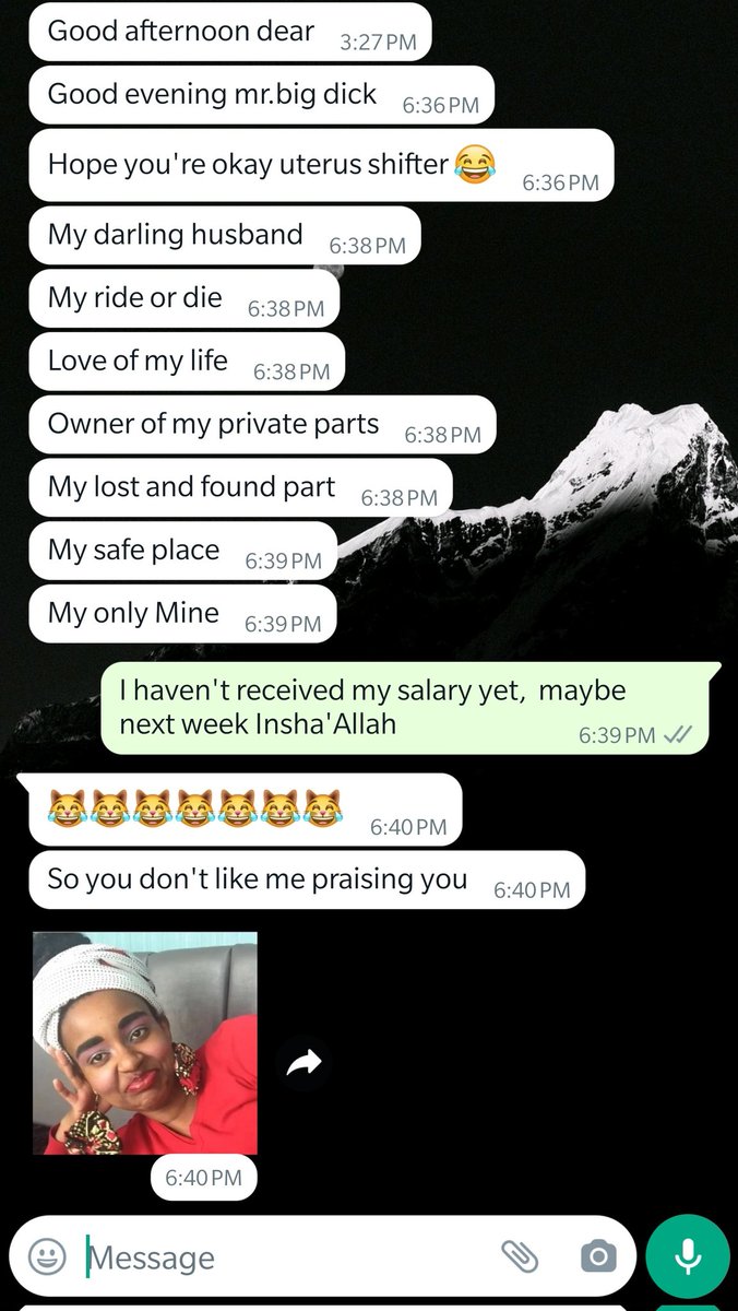 KibzRaymond's tweet photo. Did I over react, or that's the right answer

POV : it's a long distance relationship https://t.co/kOkcDt7Sae