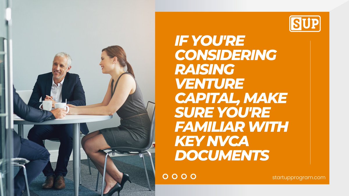StartupProgram_'s tweet photo. The #NationalVentureCapitalAssociation (NVCA) created forms which allow for a more streamlined & efficient negotiation process when raising #venturecapital for your company. Learn more w/an online demo of the #SUPPlatform at https://t.co/QHRmoZXmif #StartUpProgram #Startup https://t.co/2Fi0aBlZlE