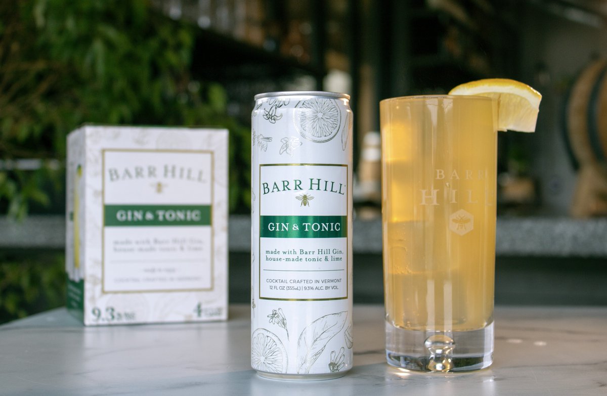 The return of the can! After an incredible trial run last summer, four-packs of our canned #GinandTonic, made with real #cinchona bark, are returning to the distillery today, Friday - just in time for spring!🌱

#rtdcocktails #cannedcocktails #craftcocktails #gintonic #gandt