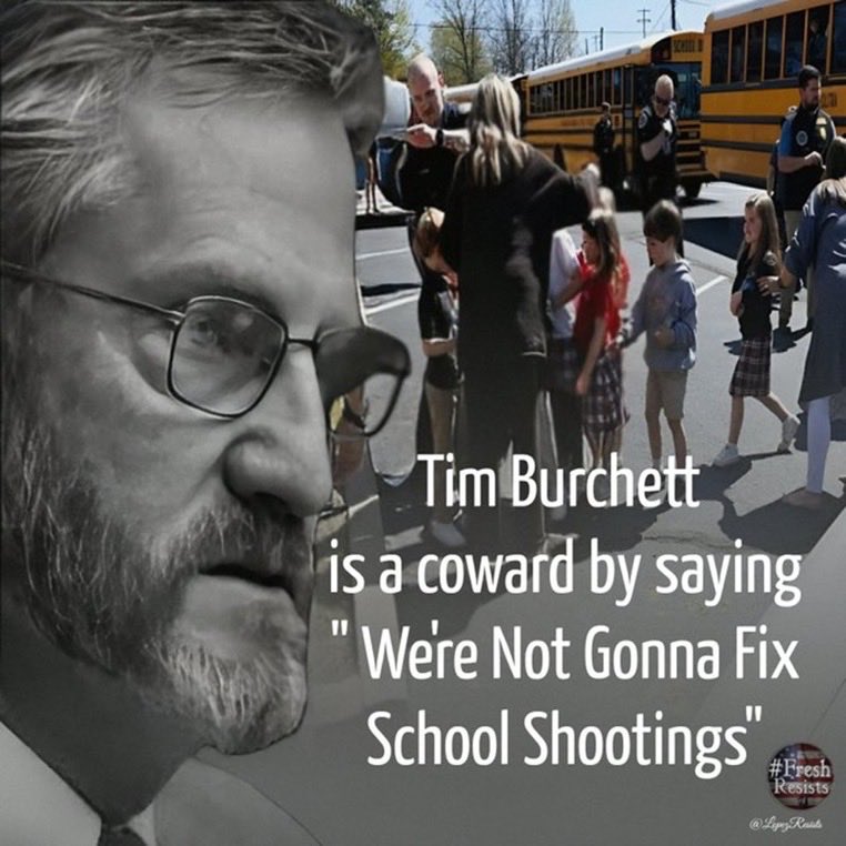 Here's the actual elected member of Congress for the families of those killed in the Nashville Covenant school shooting. He actually stated on camera that the GOP is not going to address gun violence & HIS children are home-schooled. Vote him OUT!🌊💙 #Fresh #ProudBlue #DemVoice1
