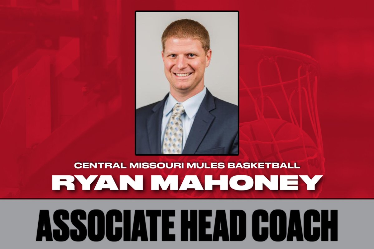 Head Coach Adam Bohac has announced Ryan Mahoney as the Mules' Associate Head Coach on Friday, April 7. 📝| bit.ly/3ZUn6dk #teamUCM