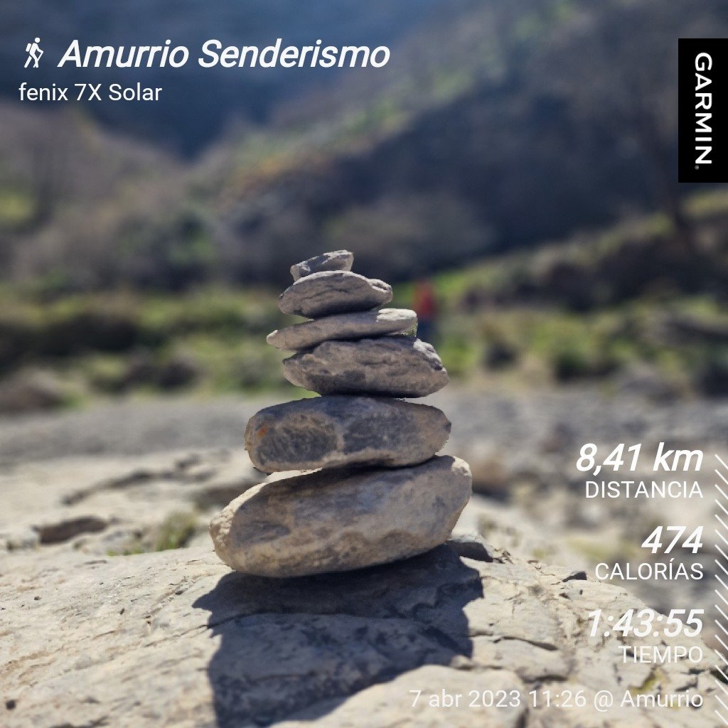 #CaminandoPorLaVida
#SendaVerdeDeDelika #SaltoDelNervión
#Alava #Euskalherria
#LaSportiva #Garmin #Fenix7XSolar