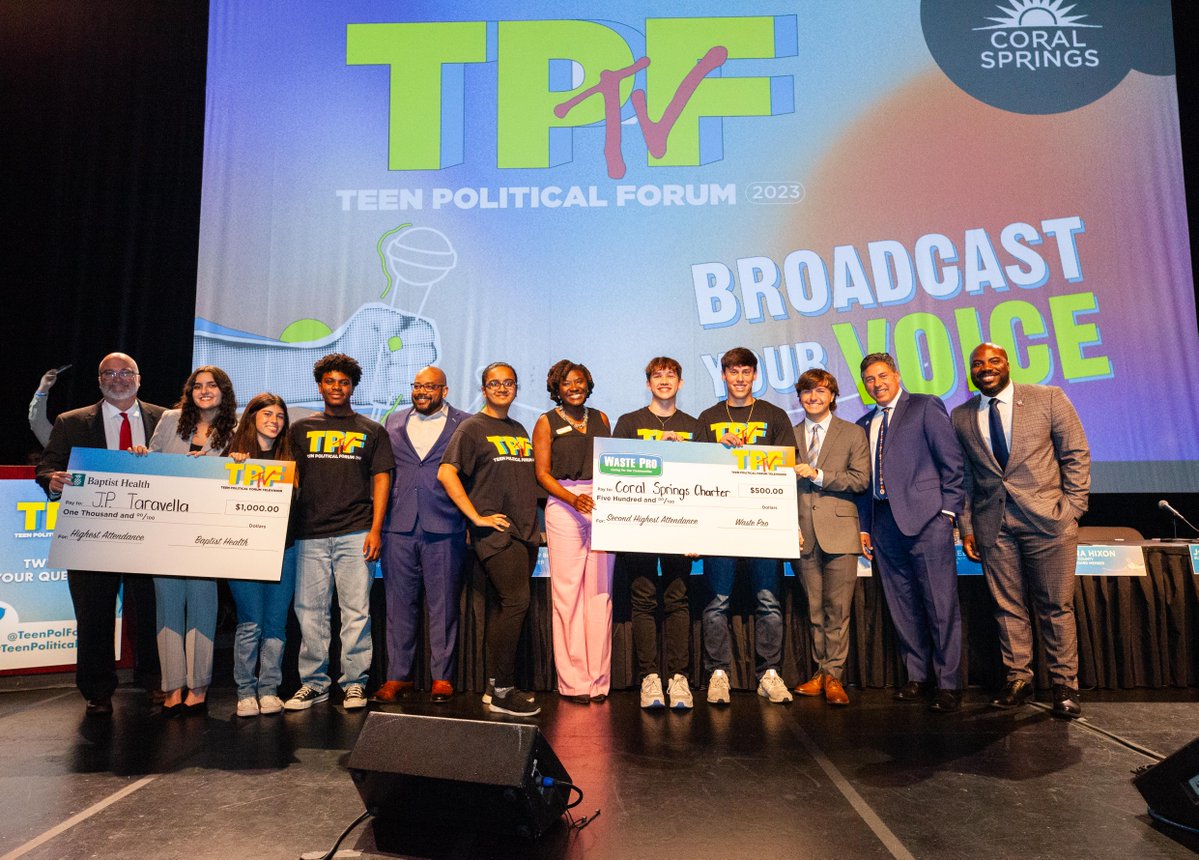 Local teens had a chance to broadcast their voices at our annual Teen Political Forum on Tuesday, April 4 by asking questions to a panel of local elected officials! Thank you to our sponsors <a href="/BaptistHealthSF/">Baptist Health</a> and <a href="/Waste_Pro_USA/">Waste Pro</a> for your support. 🎤 

@teenpolforum
