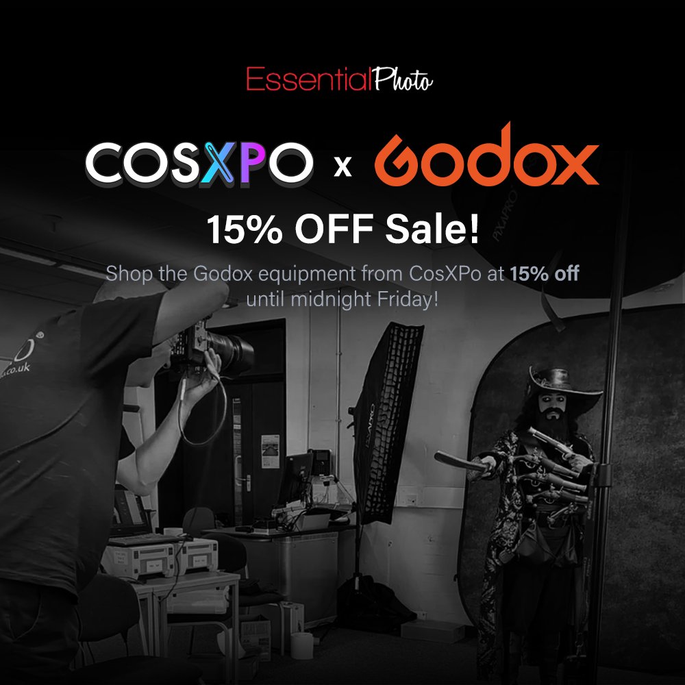 EssentialPhoto_'s tweet photo. Last chance to save in the @CosXpo x @GodoxGlobal collection sale! Save up to 15% on Godox pocket flashes, speedlites, triggers, and LED panels until midnight tonight! T&Cs apply.
https://t.co/Oqpc996eK5 #godoxlighting #godoxusergroup #godoxuk https://t.co/bLZ2Km1UiF