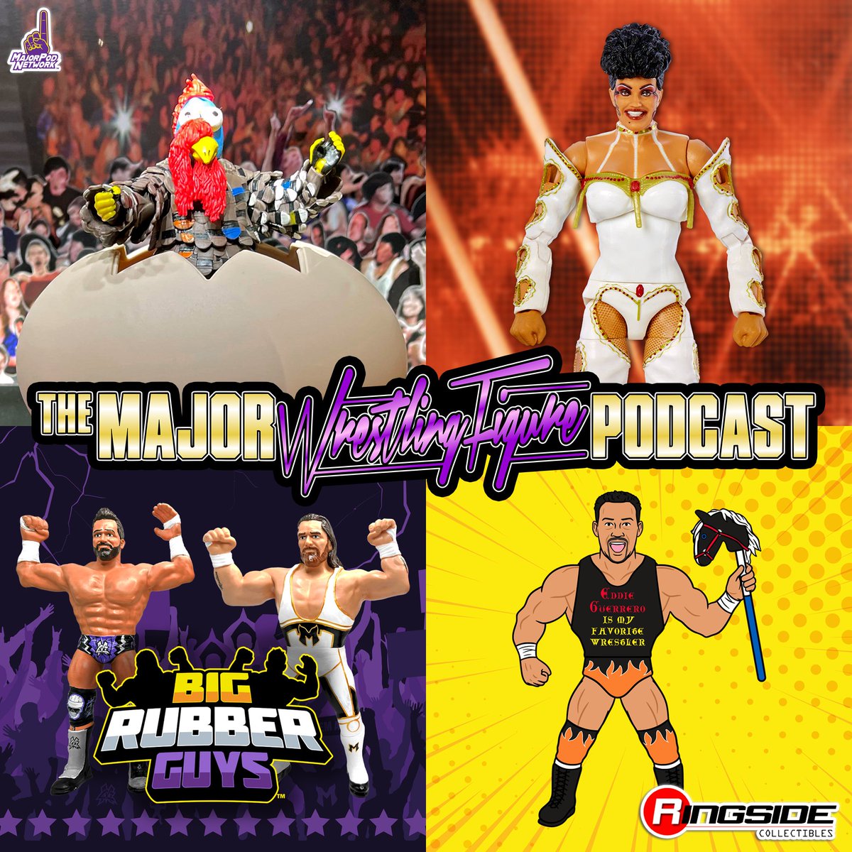 MajorWFPod's tweet photo. DOWNLOAD THE LATEST EPISODE OF @MajorWFPod! @MajorPodNetwork

@Myers_Wrestling, @MarkSterlingEsq, &amp; @TheMattCardona discuss @Mattel's WrestleMania reveals, fav Sensational Sherri, Big Rubber Guys, #MajorBendies @mexwarrior, &amp; more!

RT TO ENTER TO WIN @RingsideC MYSTERY PRIZE! https://t.co/CviRd4NbgW