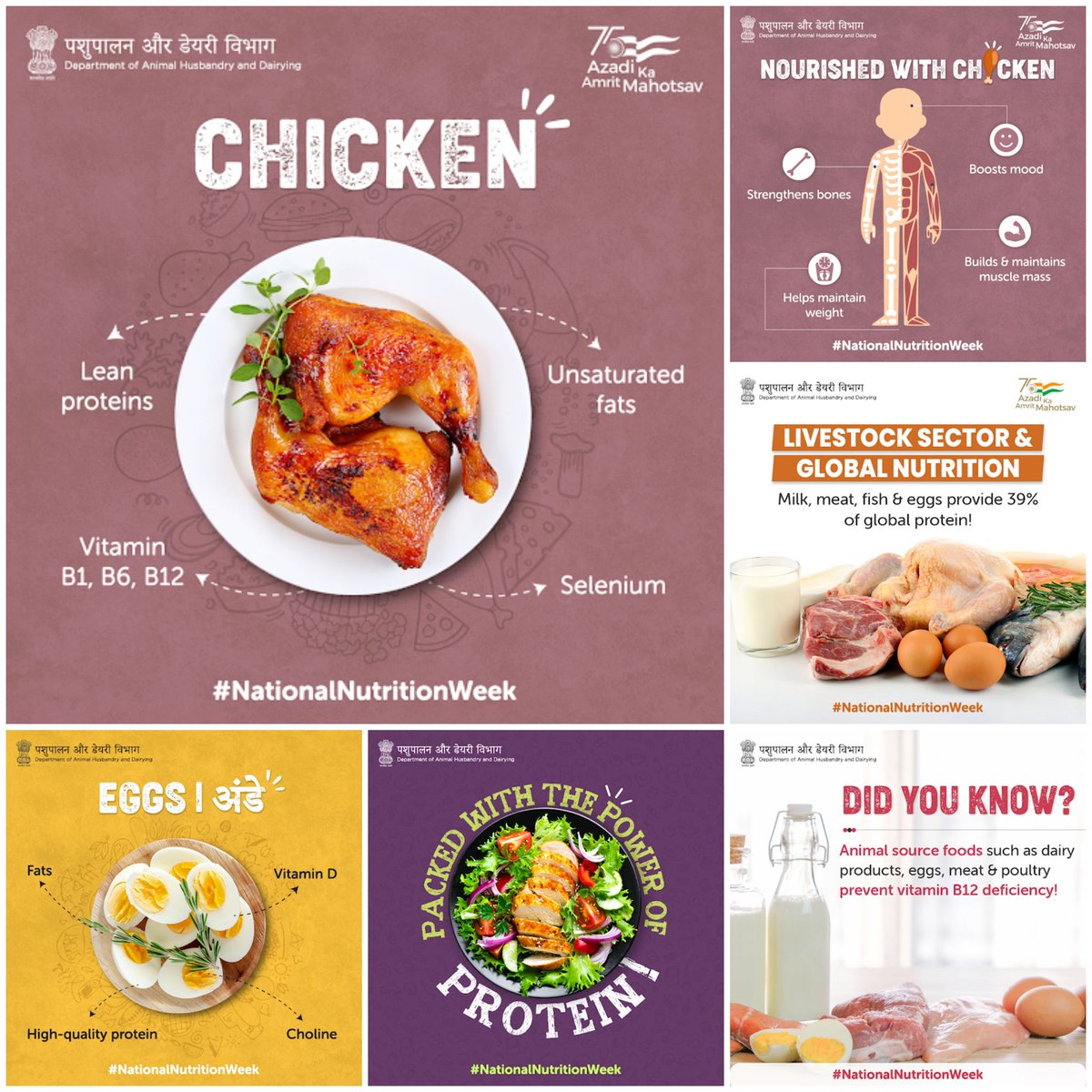 Poultry protein is the best protein to fight against 👇#covidindia 
#CovidAwarenessWeek