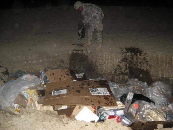 WeAreLocoal's tweet photo. One of the very reasons we @locoal needed to create sustainable technologies. The military burns their trash and human feces. This puts humans at risk of many damaging effects ￼later in life. 

#locoal #sustainability #veterans #wastetoenergy https://t.co/MMgkQoIwg4