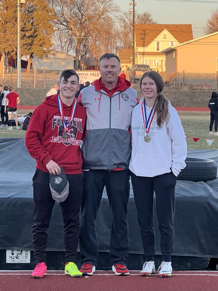 Kearney Catholic T&F (@kc_track) on Twitter photo ⭐️ STARS be STARS⭐️
Broken Bow Invite <a href="/BBHSINDIANSS/">Broken Bow Indians 🏹</a>
<a href="/HazelHaarberg/">Hazel Haarberg</a> of Kearney Catholic and <a href="/LucasGWilson/">Lucas Gomez-Wilson</a> McCook honored with 🎖️ Kent McCloughan 200 M Award 🎖️ ⭐️ STARS be STARS⭐️
Broken Bow Invite <a href="/BBHSINDIANSS/">Broken Bow Indians 🏹</a>
<a href="/HazelHaarberg/">Hazel Haarberg</a> of Kearney Catholic and <a href="/LucasGWilson/">Lucas Gomez-Wilson</a> McCook honored with 🎖️ Kent McCloughan 200 M Award 🎖️