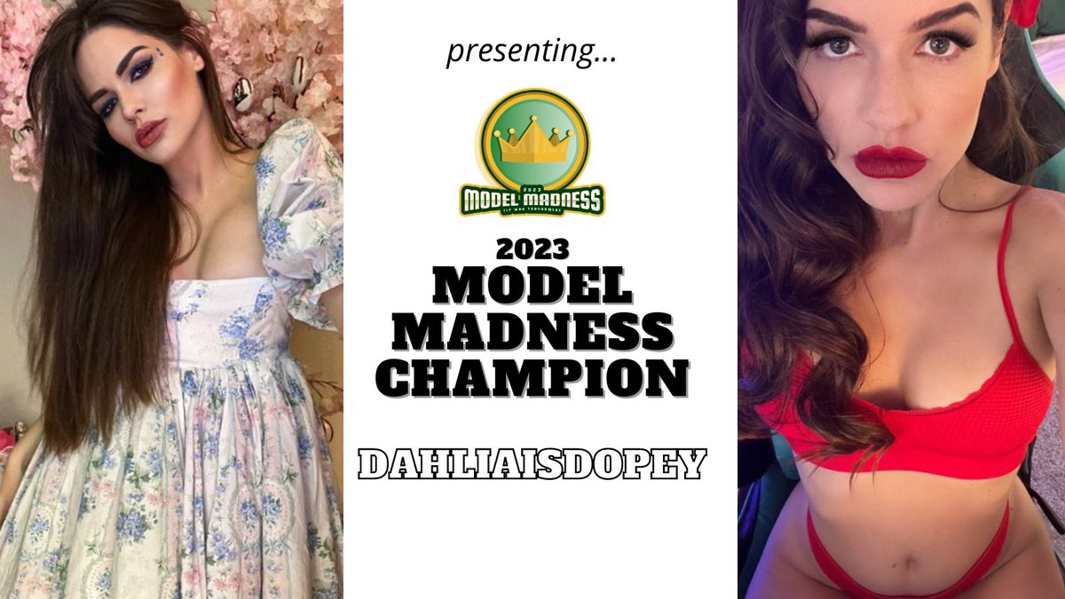 itsbrielleday's tweet photo. 🏆 The #MFCModelMadness Championship round was absolute insanity and after all the excitement, we now have our champion! Congratulations to @DahliaIsDopey for securing the lead in every single round and emerging as the 2023 Model Madness victor - two years in a row! Well done! 👏🏻
https://t.co/EaYedm4b88 ✨