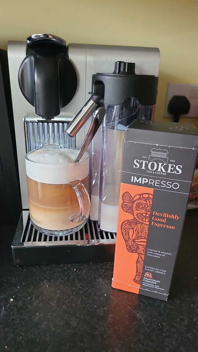 Grateful when my family send me a taste of my home city of Lincoln. Lovely 😊☕️ <a href="/StokesCoffee/">Stokes Tea & Coffee</a>