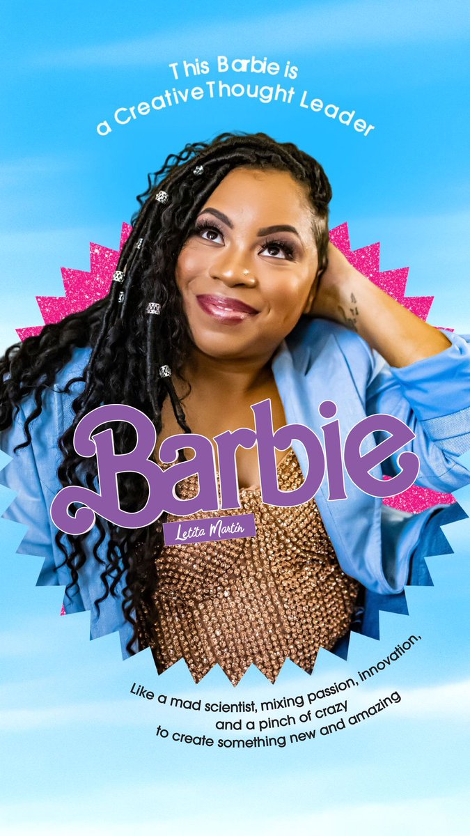 iamletita's tweet photo. #Barbie #BarbieTheMovie #BlackGirlMagic #BlackTechTwitter https://t.co/WS7esA8VW2