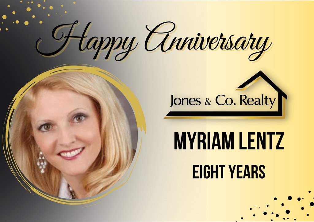Happy Anniversary Myriam 💛🖤We are so happy to have you in our JCR family!
.
.
.
#realtor #realestate #floridarealtor #floridarealestate #capecoralrealtor #capecoralrealestate #fortmyersrealtor #fortmyersrealestate #naplesrealtor #naplesrealestate  #jonesandcorealty #jonesandco