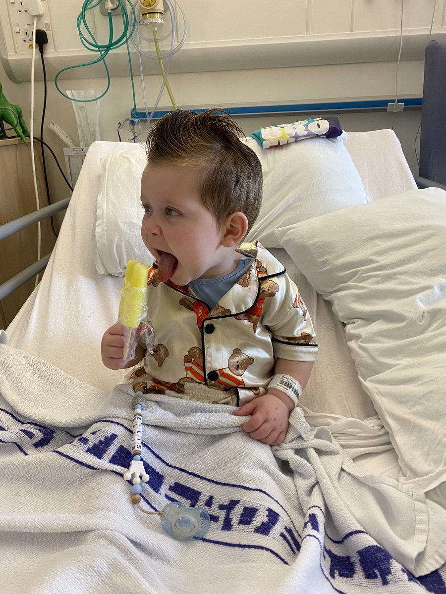 clairej712's tweet photo. @RHCGlasgow thank you so much to all the team who looked after my wee boy Ellis ❤️ you are amazing and work super hard. 
Special mention to Chris who’s energy was so infectious thank you for treating us like family x https://t.co/HfBLPJ1y5G