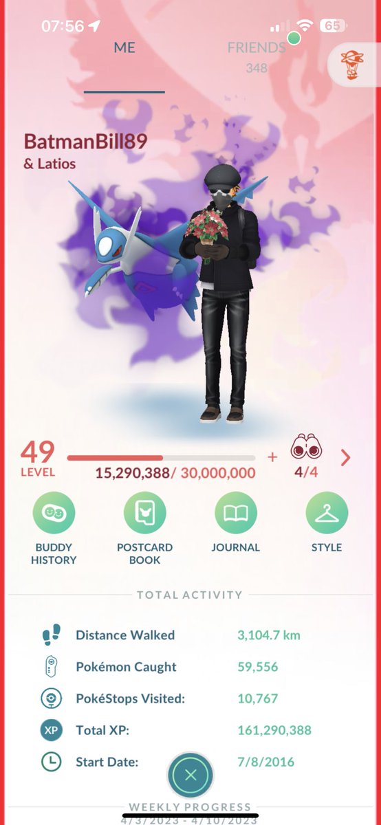 ValorKhal89's tweet photo. RIP to my PoGo account. No more playing for me until Niantic starts listening to their player base. #HearUsNiantic #NoPlayerLeftBehind https://t.co/nv8SMtU6ha