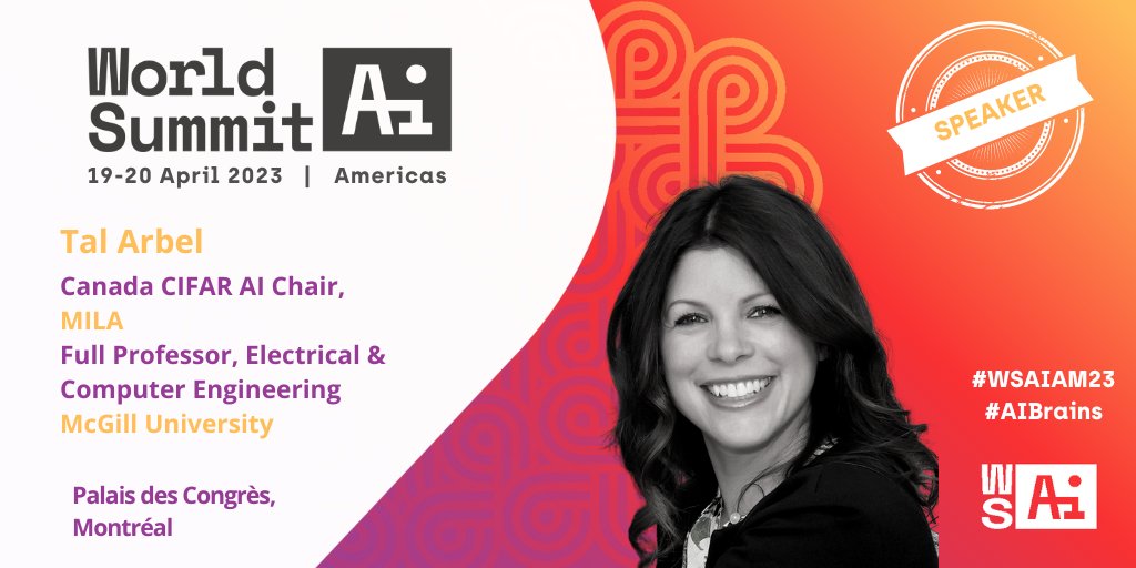 World Summit AI: We do AI different. (@worldsummitai) on Twitter photo Get ready to be inspired: <a href="/arbtal/">Tal Arbel</a>, Canada CIFAR AI Chair <a href="/Mila_Quebec/">Mila - Institut québécois d'IA</a> & Full Professor, Electrical & Computer Engineering <a href="/mcgillu/">McGill University</a> will join our esteemed panel of speakers at #WSAIAM23 in just TWO WEEKS.🔥🔥🔥
Book your tickets TODAY 🎇 👉 hubs.li/Q01Kw0BF0 #BYOBrains Get ready to be inspired: <a href="/arbtal/">Tal Arbel</a>, Canada CIFAR AI Chair <a href="/Mila_Quebec/">Mila - Institut québécois d'IA</a> & Full Professor, Electrical & Computer Engineering <a href="/mcgillu/">McGill University</a> will join our esteemed panel of speakers at #WSAIAM23 in just TWO WEEKS.🔥🔥🔥
Book your tickets TODAY 🎇 👉 hubs.li/Q01Kw0BF0 #BYOBrains