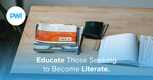 Without the ability to read or write, individuals are more likely to have lower-paying jobs, unstable financial status, and have a higher risk of unemployment. Help educate those seeking to become literate  bit.ly/3vnpWdR #literacy #education #reading #books #learning