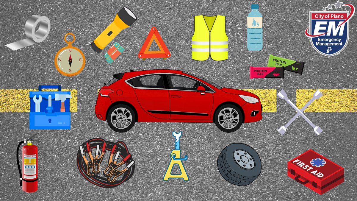 April is National Car Care Month 🚗💚 Remember to keep an emergency kit in your car! Let us know: what's in your car's emergency kit?