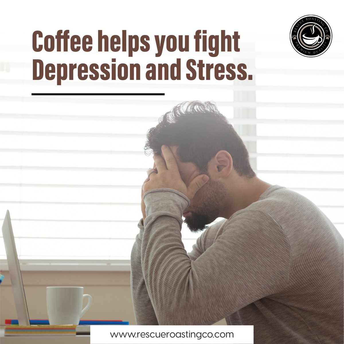A single cup of coffee can help you retain back the energy your mind requires. Studies have shown that coffee can improve mood and help in reducing the risk of depression and stress. 

So why not treat yourself to a warm cup of coffee and let it work its magic? 

#caffeineboost