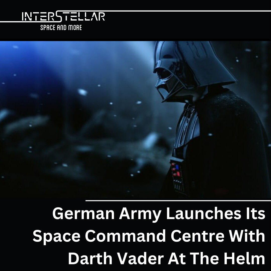 stratnews_tech's tweet image. Germany's army takes a walk on the dark side with the launch of its space command featuring characters straight out of Star Wars. 

May the space defense be with them! 

🔗 rb.gy/l6c23

#GermanSpaceCommand #StarWars #interstellar #spacenews #interstellarnews
