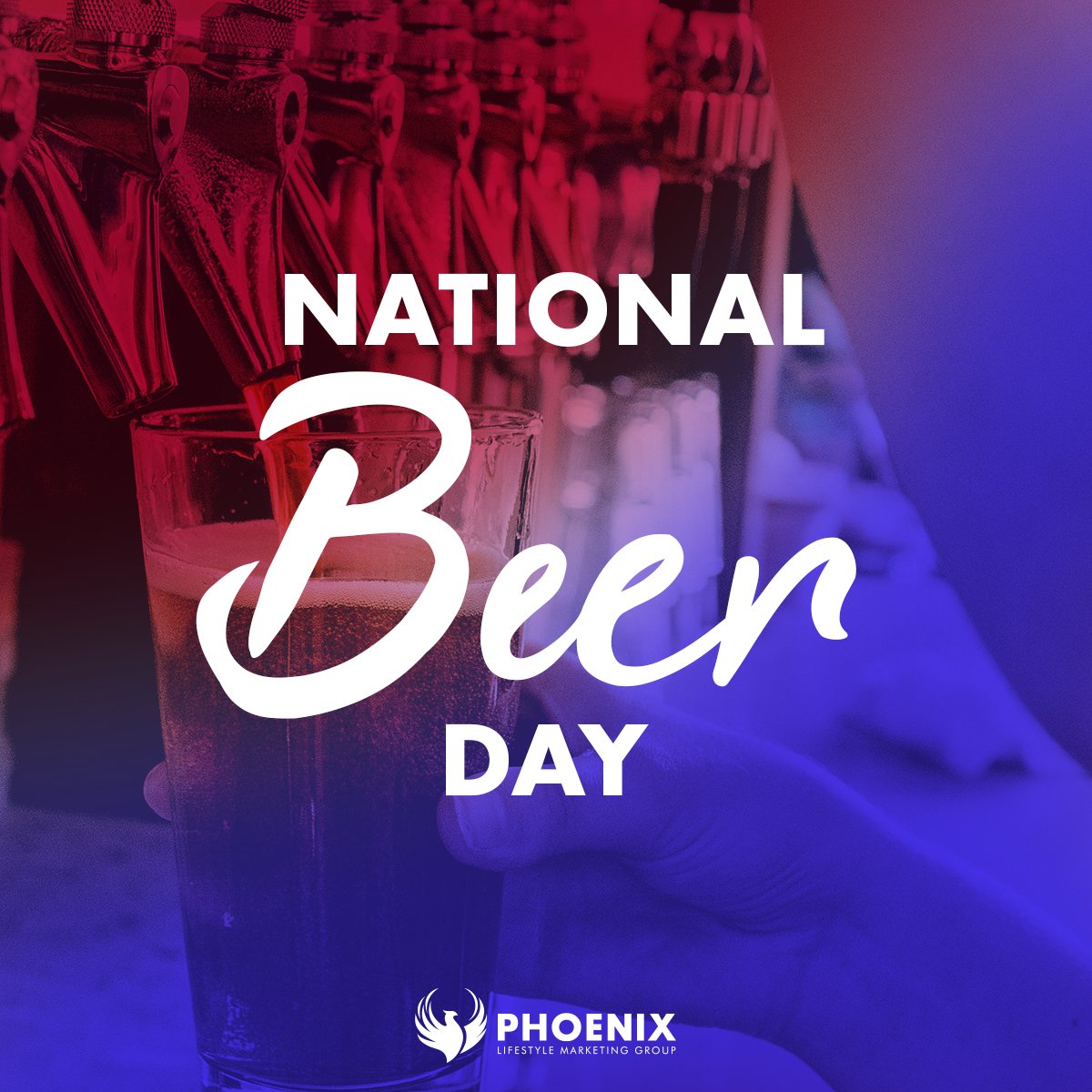 PhoenixLMG's tweet photo. Cheers to National Beer Day!

Whether you prefer an IPA, a stout, or a pilsner, today is the perfect excuse to raise a glass and celebrate the wonderful world of beer. Let's toast to good friends, good times and of course, great beer! https://t.co/ZlEihNtG0j