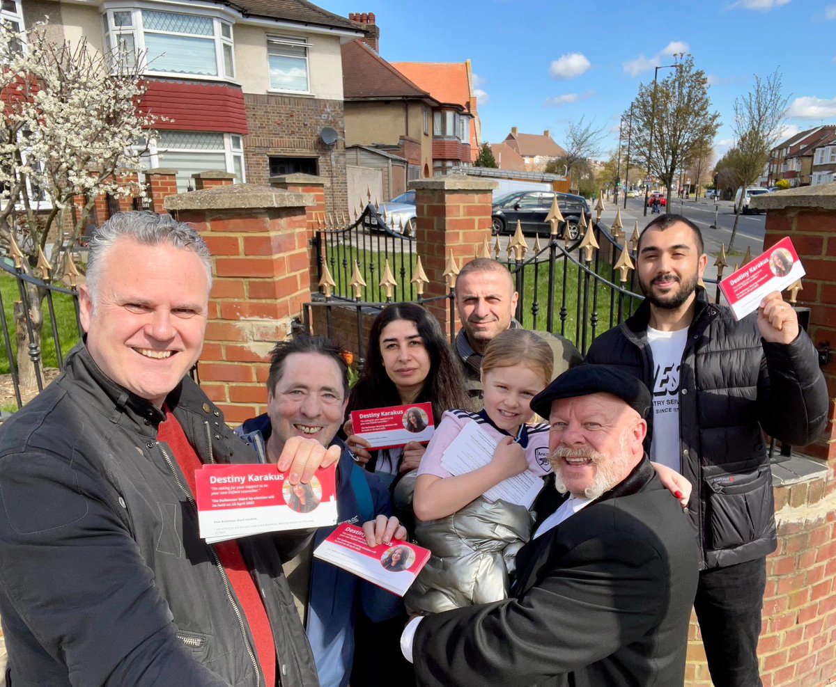 Out and about this morning in Bulls-moor ward campaigning for the by-election taking place on 20th of April. #votelabourparty