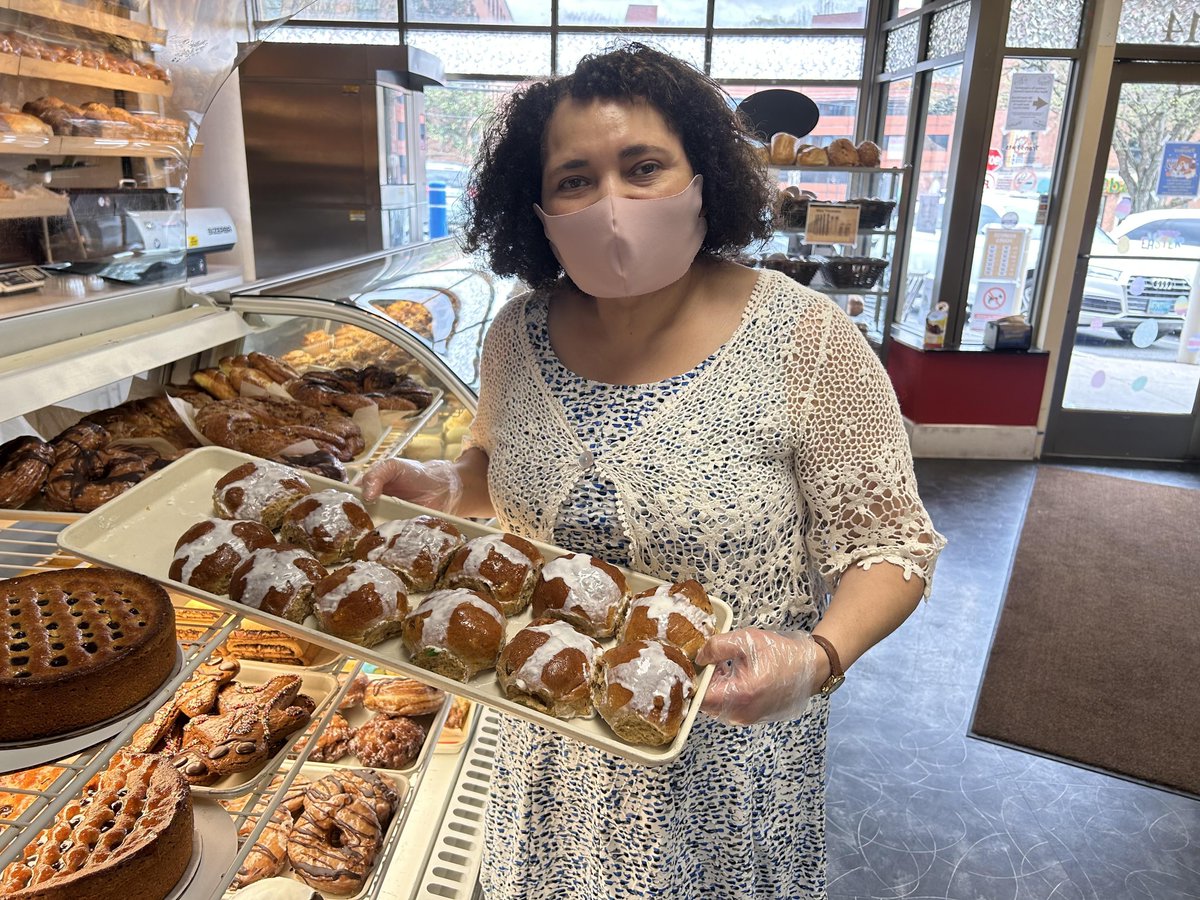 Hot cross buns are fresh and ready for Easter!