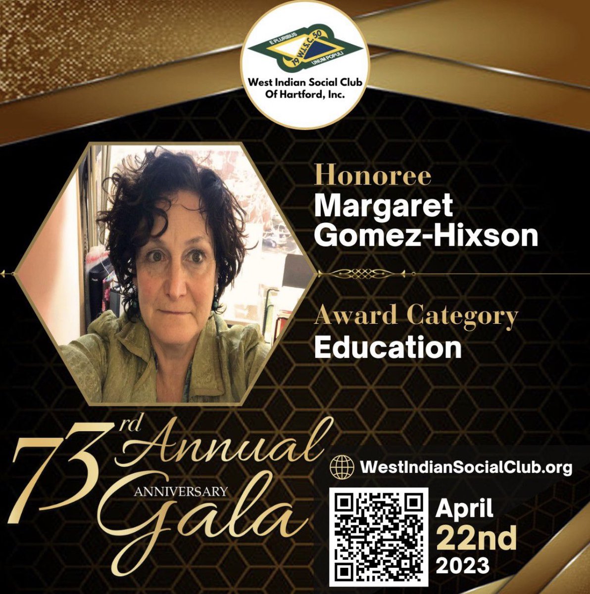 We will celebrate our honorees who have done and continue to do wonderful work in our community. Watch this space for more honorees.
Get your tickets today our 73rd Annual Gala. Purchase those tickets early, here is the link buytickets.at/westindiansoci….
#hartfordct #Hartford