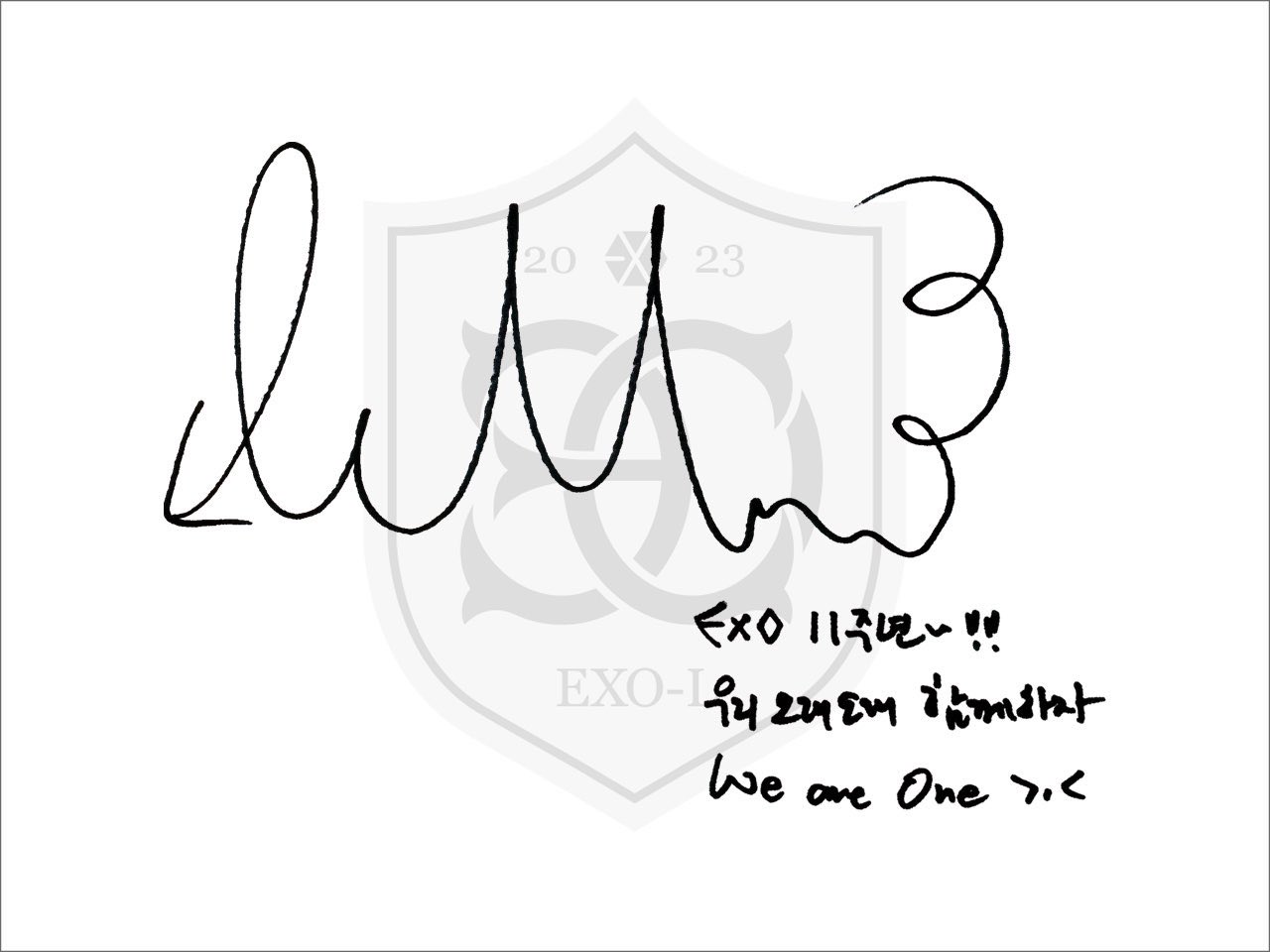 EXO XIUMIN公式記念メダル(限定版) EXO XIUMIN公式記念メダル(限定版)