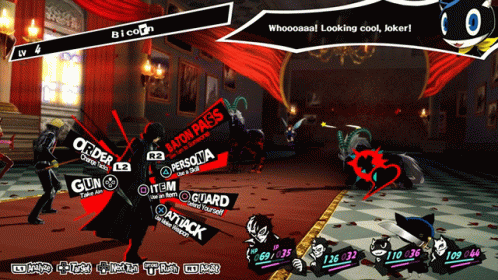 _george84's tweet photo. @PATALOON I totally agree with you. I especially like when everything, including the UI, contributes to the mood of the game. 
One example is Persona 5: https://t.co/72b7LJZ29f