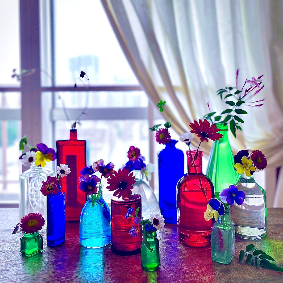 ayakurasakurako's tweet image. 空き瓶
捨てられませんのこの様に
彼等とて
いつかは　お手紙携えて
大海旅してみたいとか
そんな夢
見てるとしたら
叶えてあげねばなりますまいに
🌊〰︎🫙
サザンビーチに行ってみようか　

#messageinabottle 
#空瓶蒐集　#色硝子