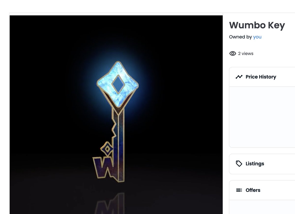 Stoked to have finally joined the <a href="/WumboLabs/">Wumbo</a> community 🔑🫡