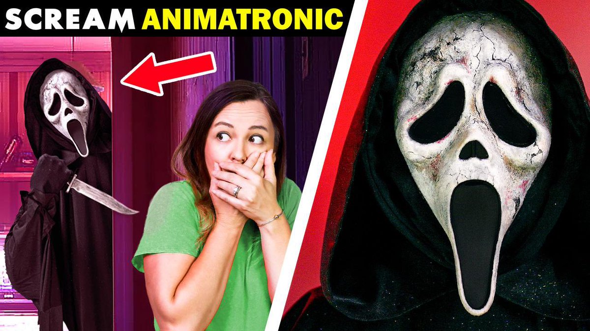 wickedmakers's tweet image. New Video is up! We made a Ghostface animatronic. 👻 Link below!