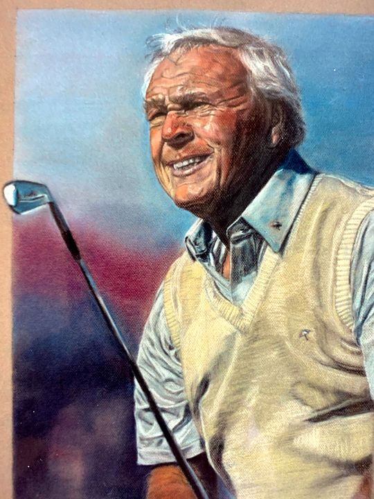 beansbmakinart's tweet photo. Art of the Day: "Arnie". View at: https://t.co/1TQX90KVlM https://t.co/krX8y2wywV