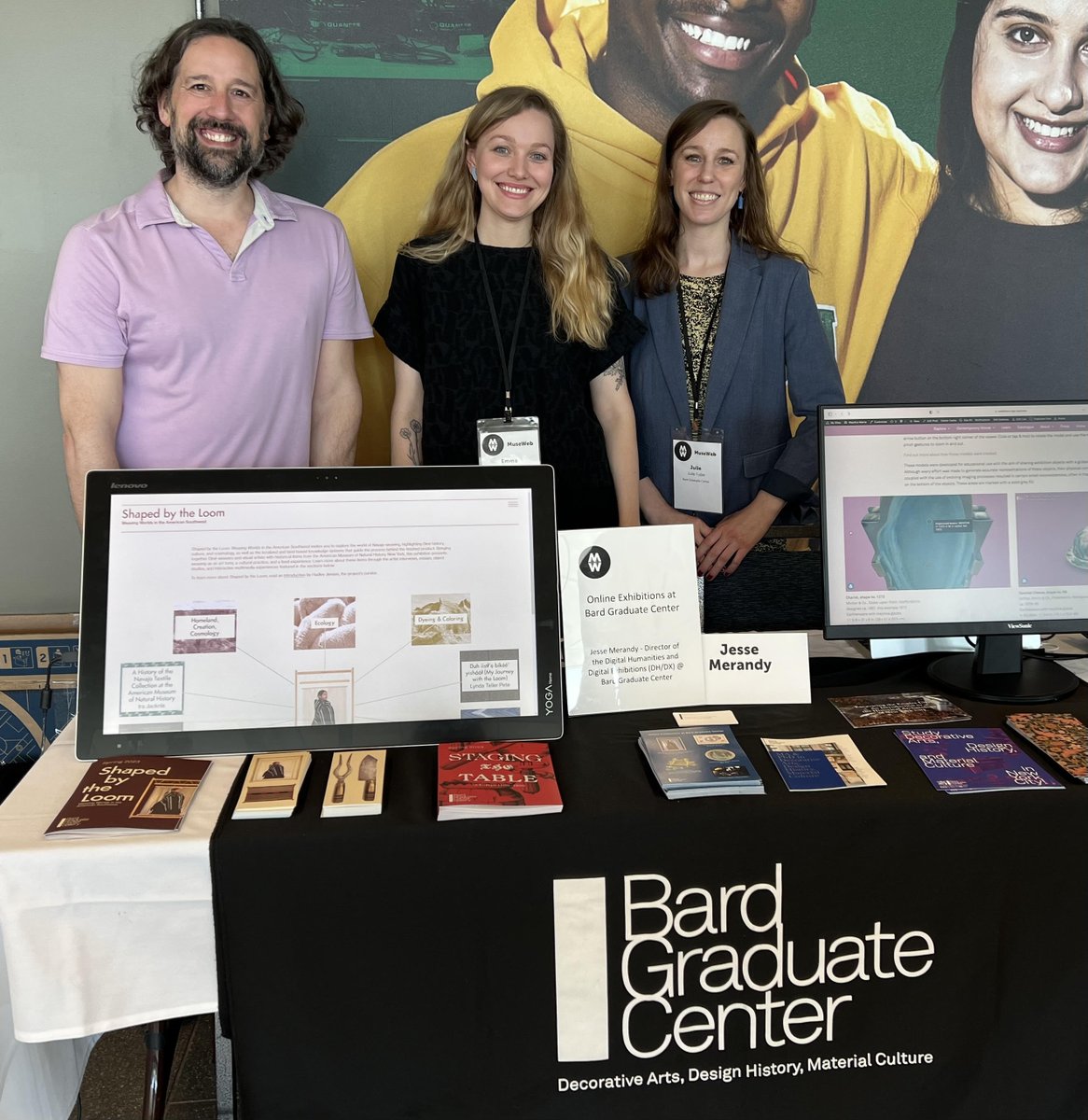 Last weekend, Jesse Merandy (director of digital humanities and digital exhibitions), Julie Fuller (digital humanities educational technologist), and Emma Cormack (associate curator, MA' 18) attended the @MuseWeb conference in Washington DC!