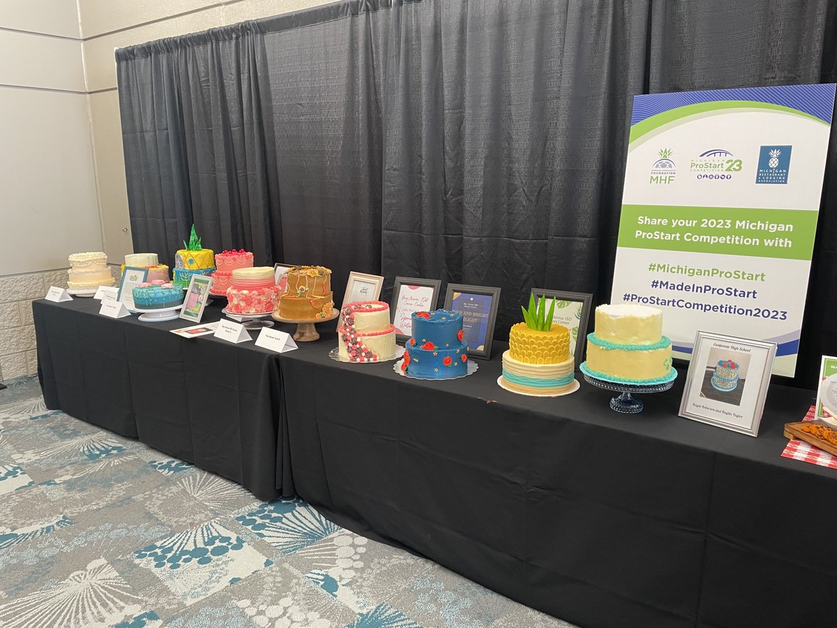 TheOfficialMHF's tweet image. Take a look back into some highlights from the Michigan #ProStartCompetition2023! We are so proud of our ProStart students for competing and showcasing their talents. 👀🔥