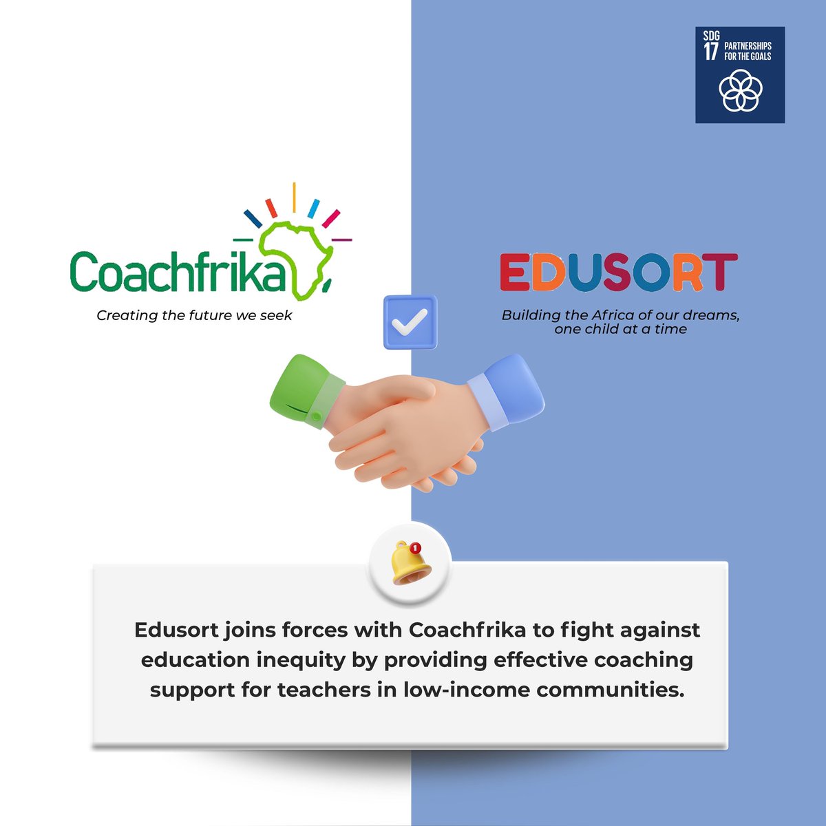 It's the weekend and we're super excited about this partnership. 

We would ensure we partner with the right organizations to prioritize educators development especially in disadvantaged communities.

It's truly a good Friday.