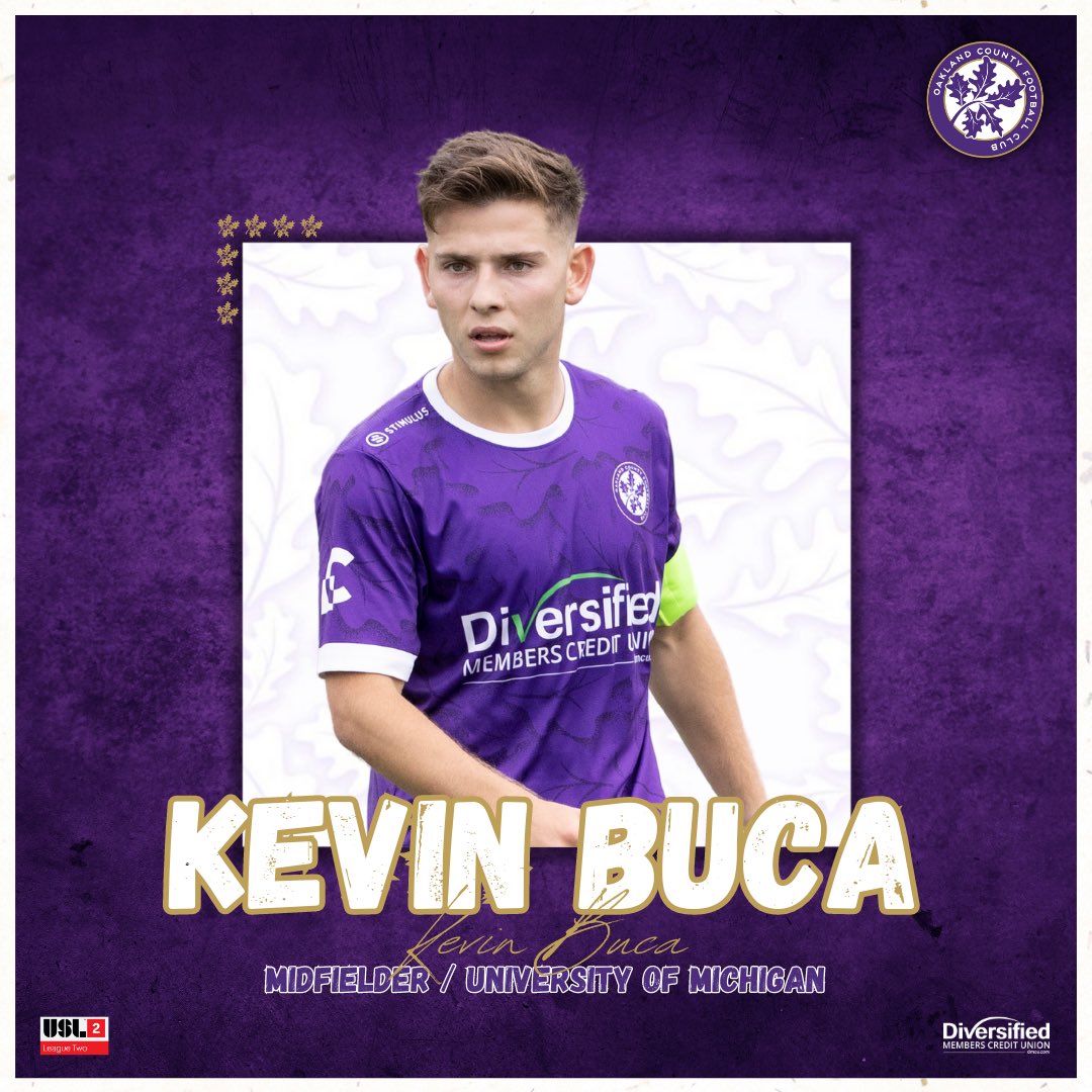 Buca. Is. Back! 🤩🤩

Fan favorite and club leader in ‘Man of the Match’ accolades, <a href="/kev_buca/">kevin</a> returns to Oakland County for 2023 to settle some 𝒖𝒏𝒇𝒊𝒏𝒊𝒔𝒉𝒆𝒅 business. 

Pending League and Federation approval.

Welcome back, Kevin! 

#BleedPurple