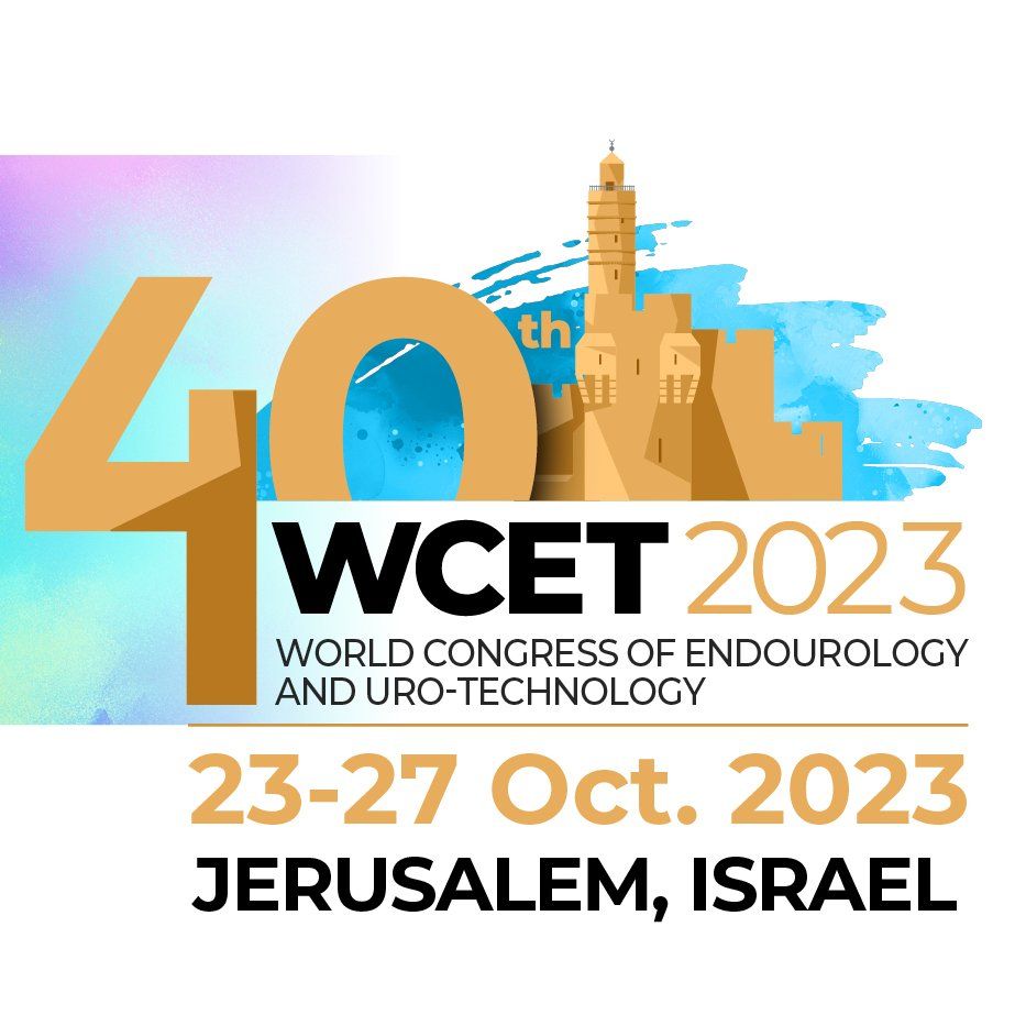 CLOSING SOON: Submit your research to the premier global endourology conference! Join us 23-27 October for #WCET23 in Jerusalem. We welcome innovative work in stone disease, minimally invasive surgery, focal therapy, engineering, and more. Submit by 5/31! endourology.org/events/world-c…