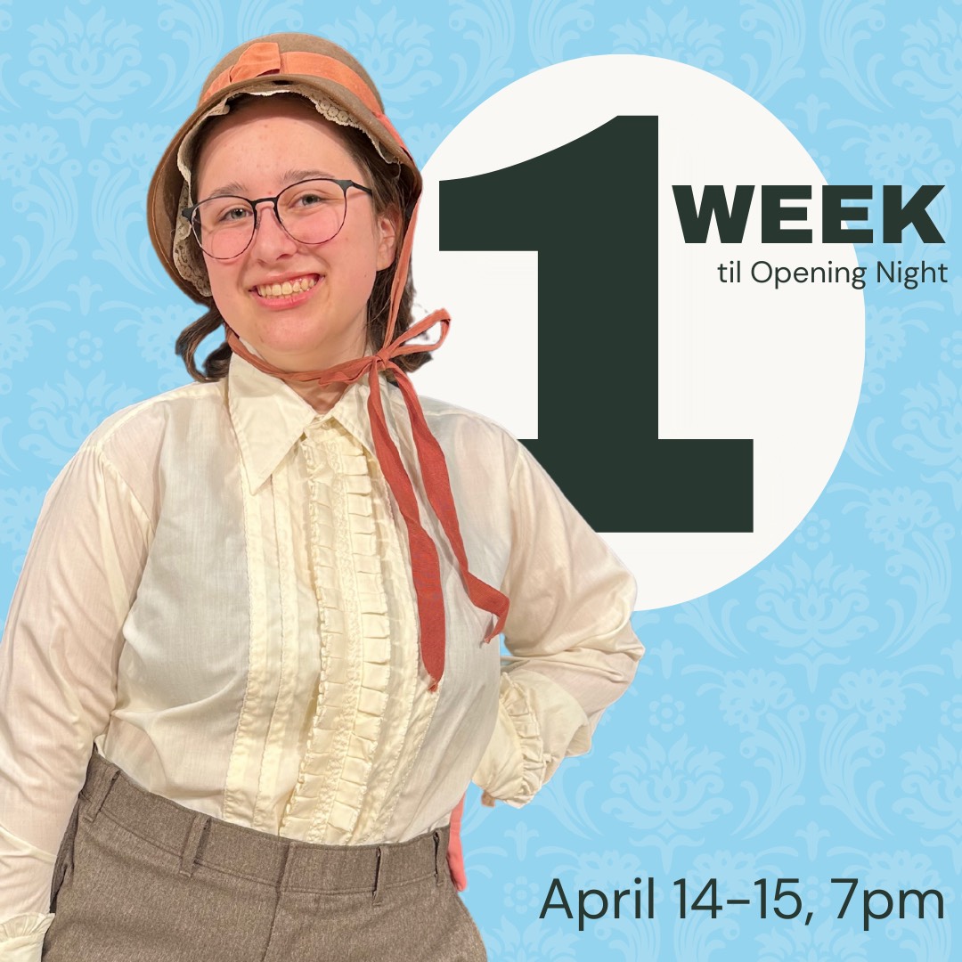 bfhsspeechdrama's tweet photo. Only ONE week left until we open!! We can't wait to see you at Little Women! https://t.co/KbWOGmfFw8