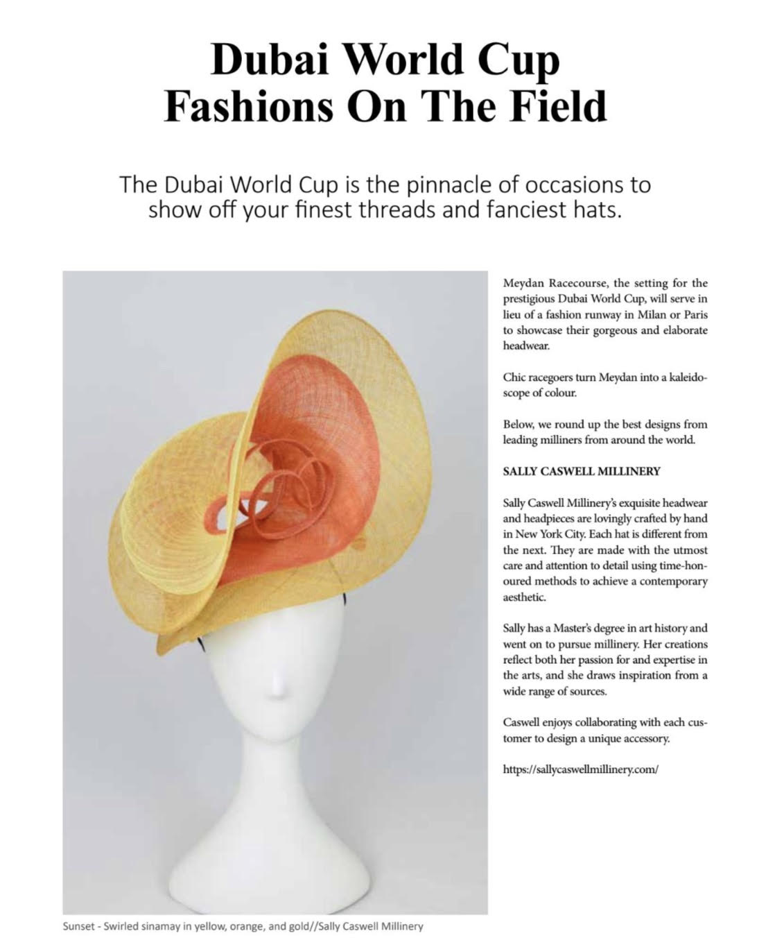 Fedora, Barbie, Sally Caswell Millinery, Milliner
