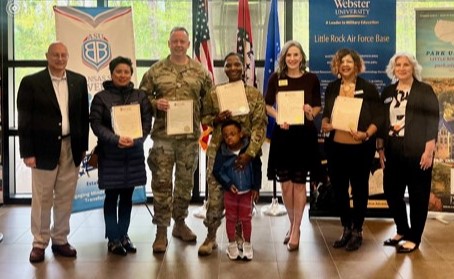Today the Arkansas Council for Military Children adopted resolutions supporting Month of the Military Child (April) and Military Spouse Appreciation Month (May).  We salute military families for their service and sacrifice! @MIC3Compact @MilitaryChild @military_family @ArkansasEd