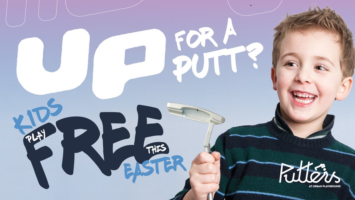 Running out of ideas for the Easter Holidays?🤔Kids play FREE at Putters, Urban Playground ⛳

📍<a href="/manarndale/">Manchester Arndale</a> 

Head here for your voucher ➡ x33q5.app.goo.gl/4ahMG

#whatsonmanchester #MANCHESTER <a href="/visit_mcr/">Visit Manchester</a> <a href="/McrFinest/">Manchester’s Finest</a>  <a href="/ChampionsParent/">manchester parent champions  🐝</a> <a href="/familymanc/">Manchester Family / Emma Gill</a> @ManchesterBID