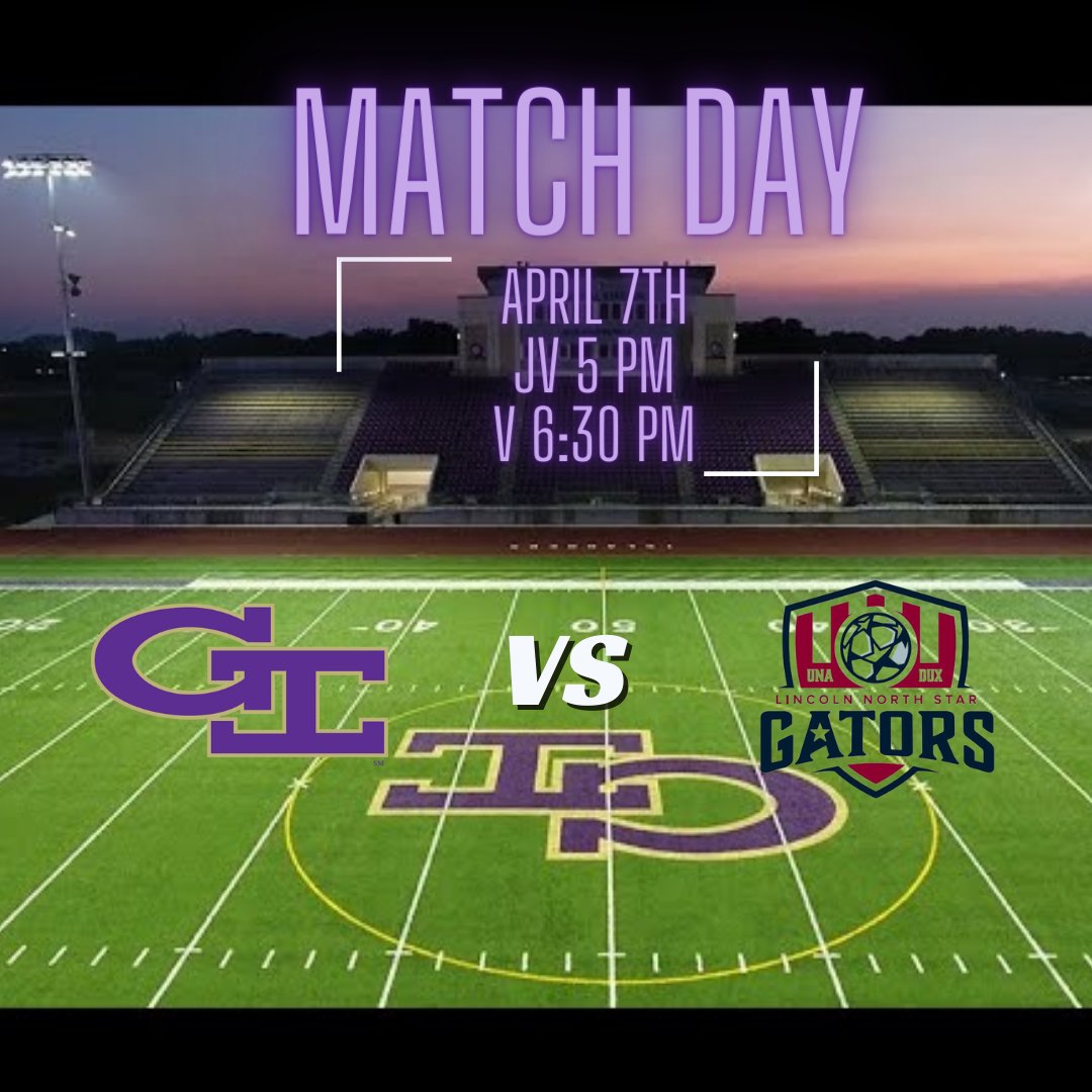 GIGirlsSoccer1's tweet image. 🚨MATCH DAY🚨
🆚 Lincoln North Star @LNSWomensSoccer 
⏰ JV @ 5PM, Varsity @ 6:30PM
📍Grand Island, NE
🏟️ Memorial Stadium 
#GANAS #GOGI #nebpreps