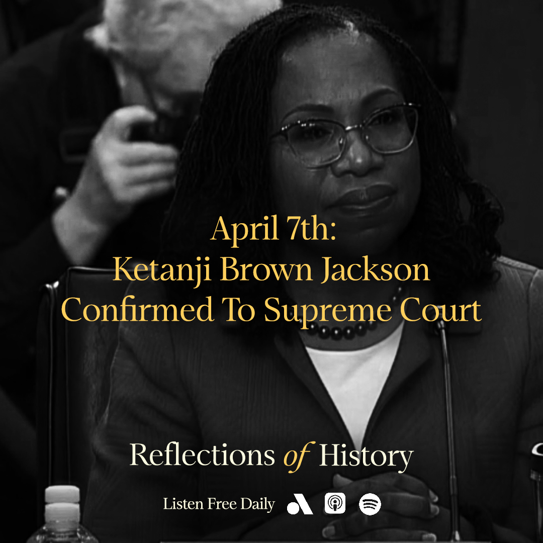 One year ago today, Judge Ketanji Brown Jackson was confirmed as an associate justice of the United States Supreme Court—the first Black woman to serve on the court in history. 🎧: link.chtbl.com/ROH