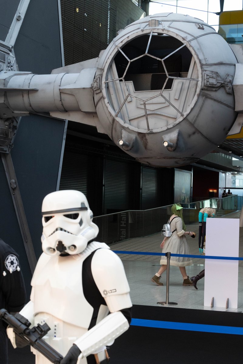 ukgarrison's tweet photo. Celebration 2023 is in full swing. Wifi communication is being run by the Jawas, so postings are a bit slow, but we are getting there!!! #StarWarsCelebration #makeawish #ukgarrison #501st #StarWars #Disney #StarWarsCelebrationEurope #SWCE2023 #OneGalaxyOneGoal https://t.co/7efGeYI6dk