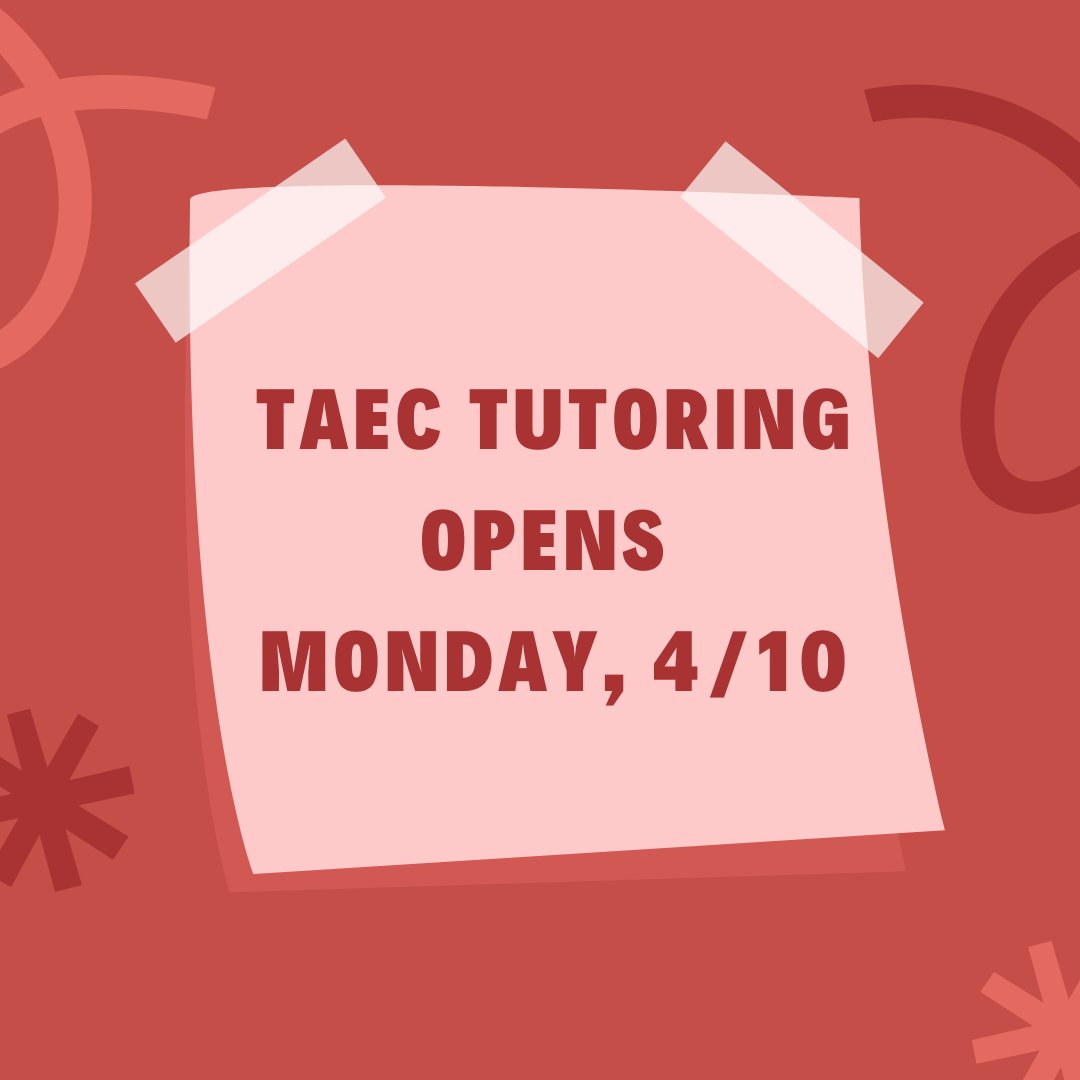 Tutoring and Academic Engagement Center tweet media